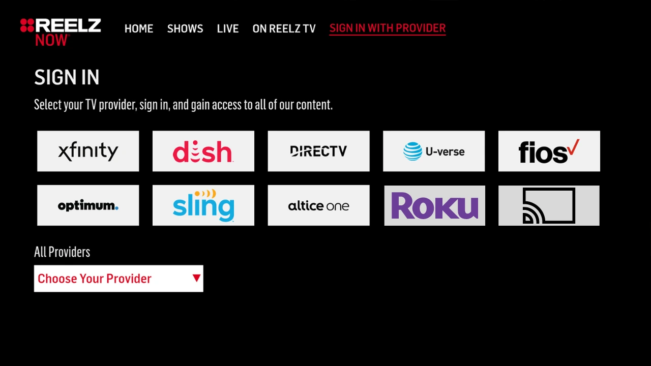Compatible Devices to Watch REELZ Channel